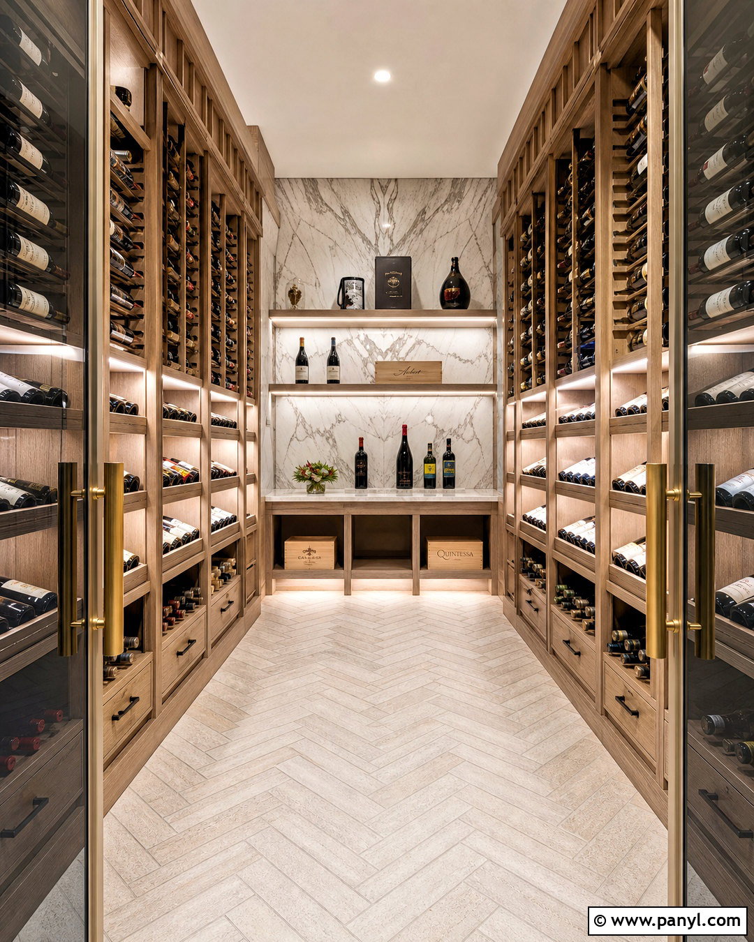 Walk In Wine Cellar - 20 high end custom residential wine cellars