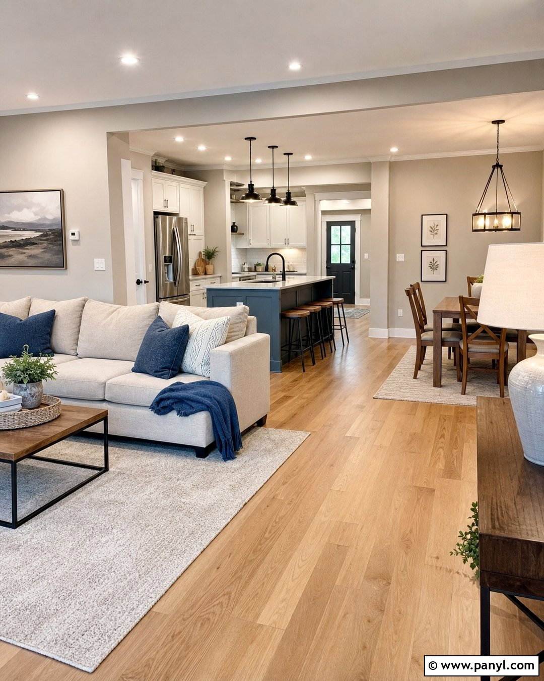 Wall Color For Open Floor Plans With Wood Floors - 20 How To Match Wall Color With Wood Floors
