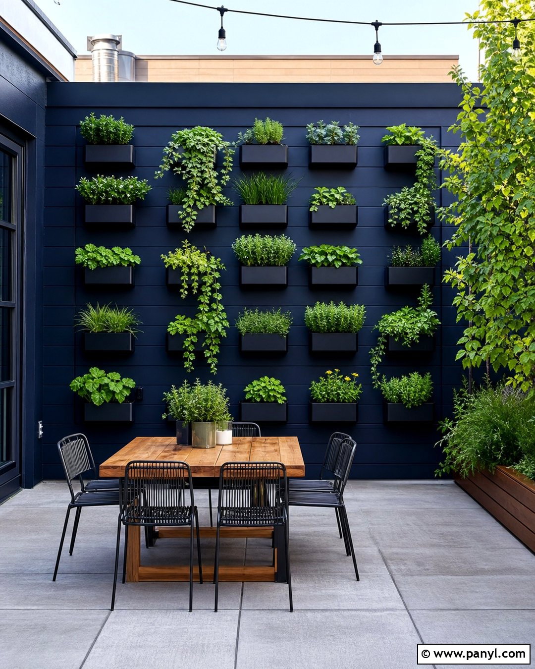 Wall Planter Outdoor Accent Wall - 35 Outdoor Accent Wall Ideas