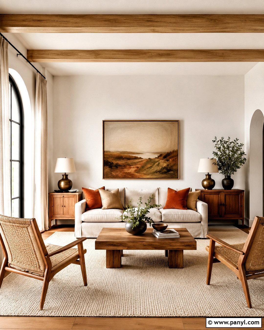 Wall White Living Room With Oak Furniture - 20 Wall White Farrow And Ball Ideas