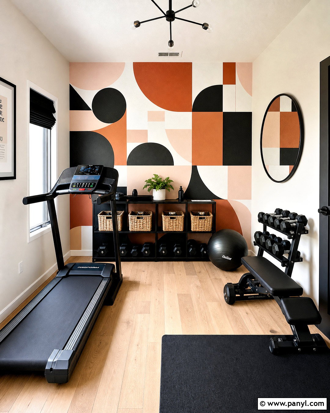 Wallpaper Home Gym Accent Wall - 20 home gym accent wall ideas