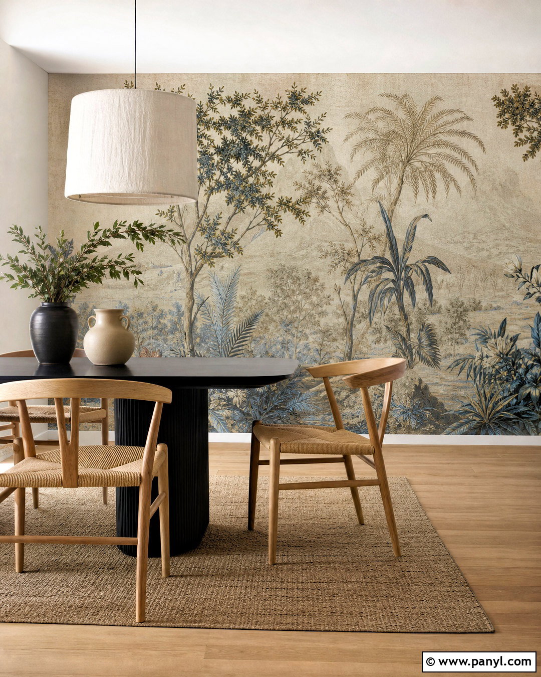 Wallpaper Mural Feature Wall - 20 modern feature wall ideas