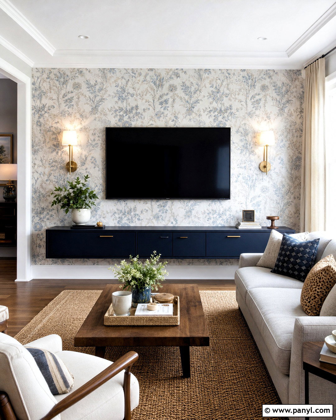 Wallpaper TV Back Wall - 20 tv back wall ideas
