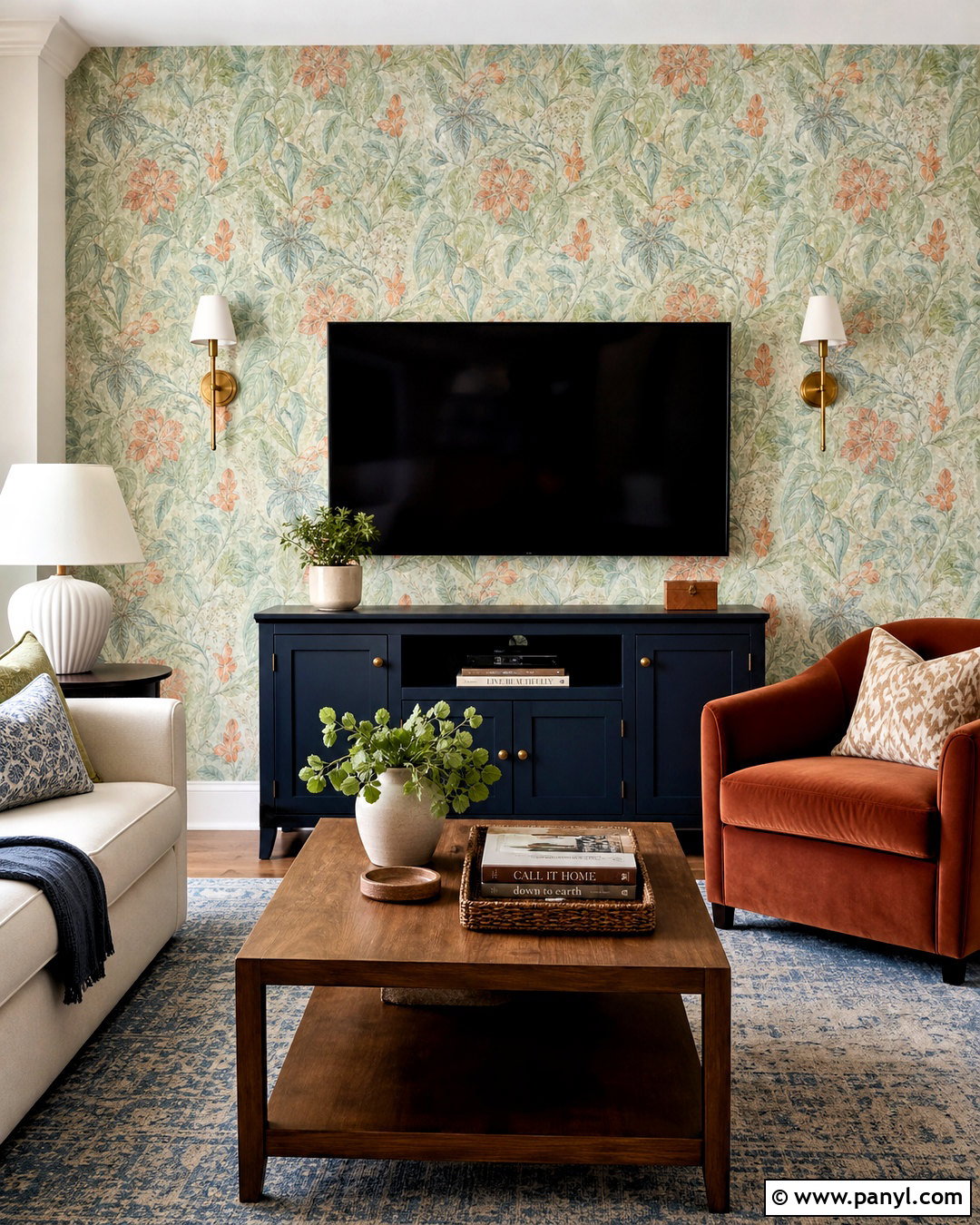 Wallpaper TV Wall - 20 tv wall decor ideas