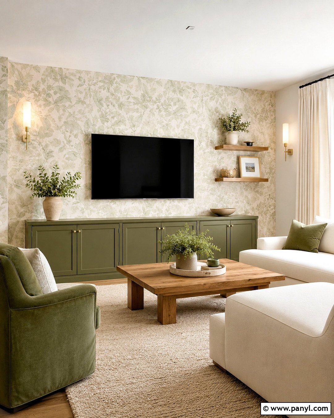 Wallpaper Television Wall - 20 living room television wall ideas