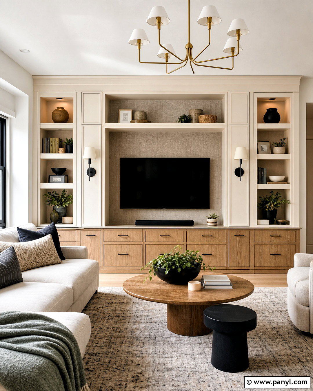 Wallpaper With Built-In TV Unit - 20 tv wall wallpaper ideas