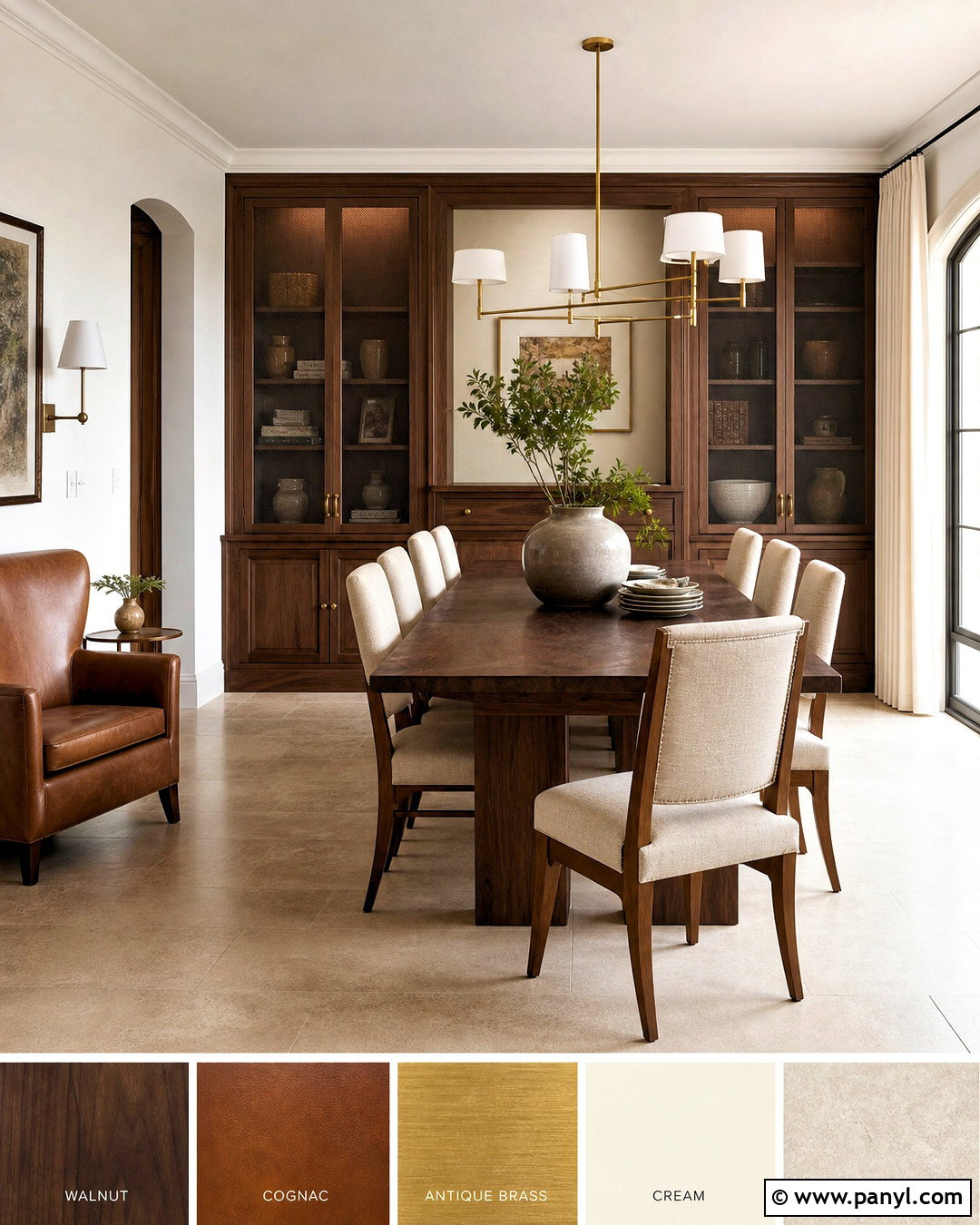 Walnut And Cream Wood Color Palette - 20 wood colour palette ideas