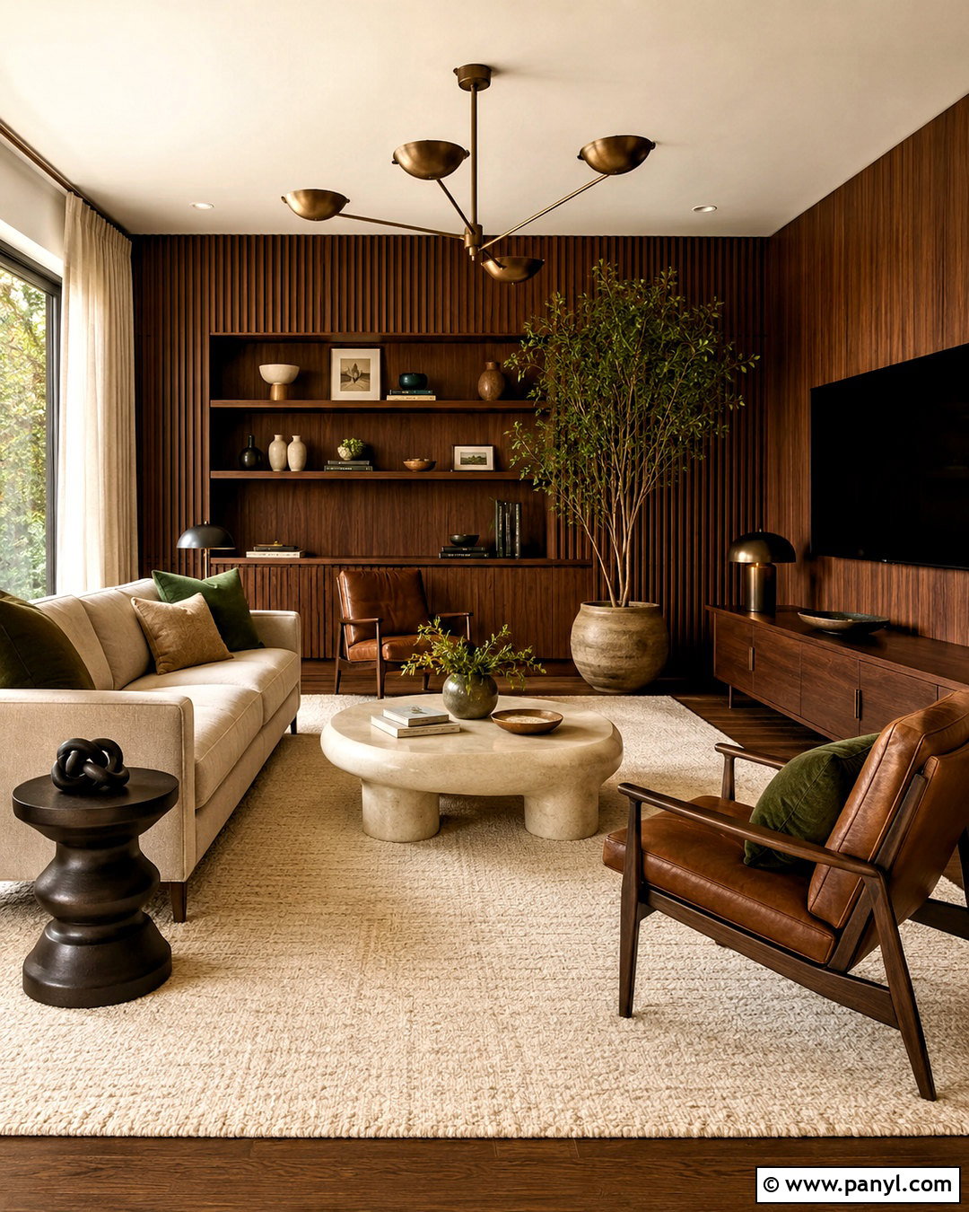 20 Brown Tones Living Room Ideas for a Cozy, Layered Look