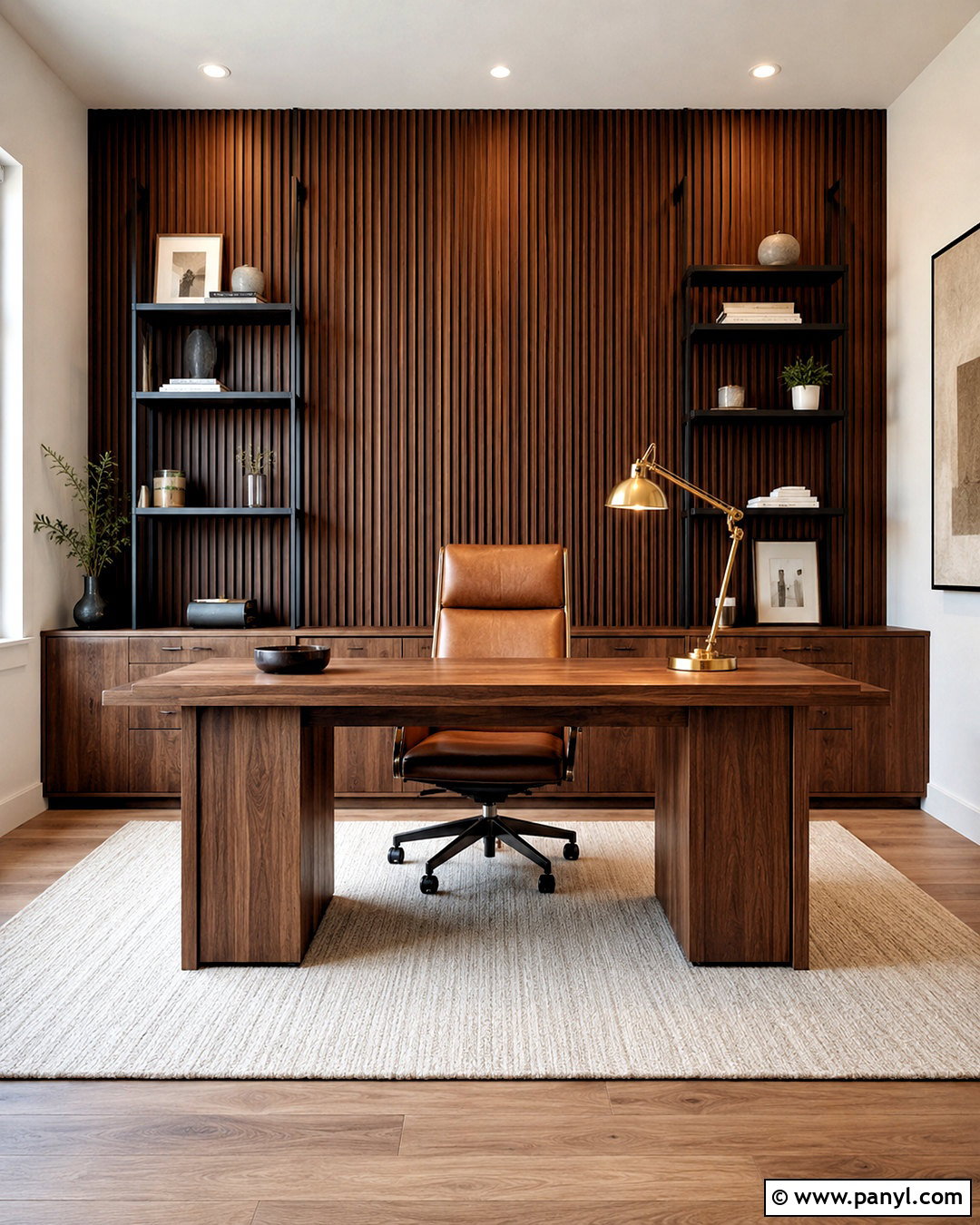 Walnut Fluted Wall Interior - 20 wall material texture interiors