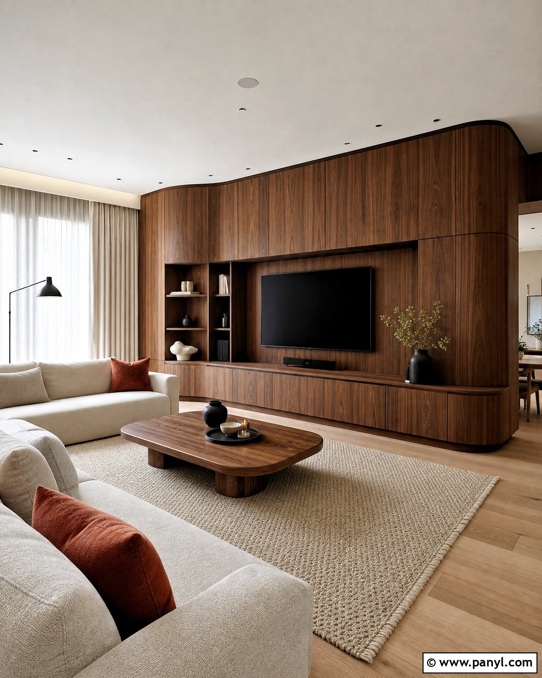 Walnut Grain Texture Living Room - 20 grain texture ideas