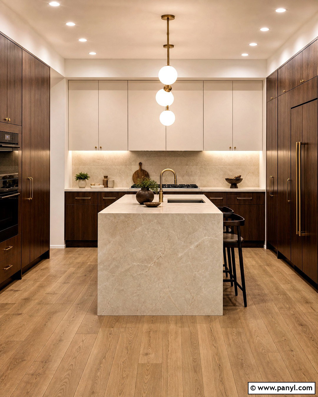Walnut Slab Kitchen Cabinets - 20 kitchen cabinets