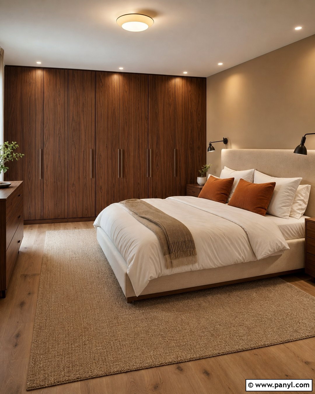 25 Wardrobe and Wall Color Combination Ideas for Chic Bedrooms
