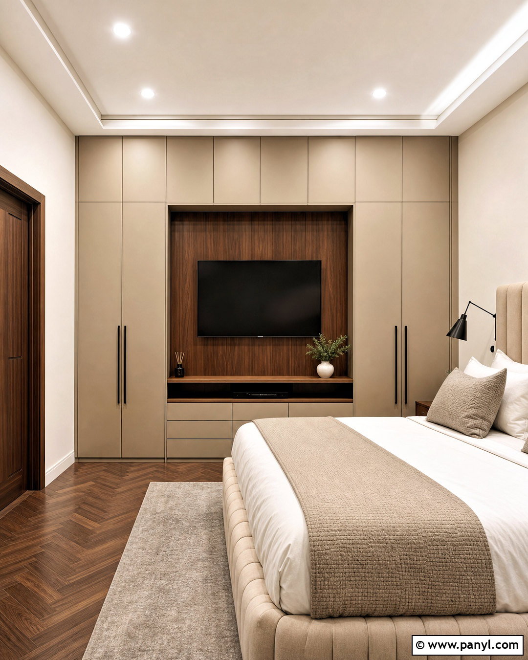 Wardrobe With TV Unit - 20 wardrobe design bedroom ideas