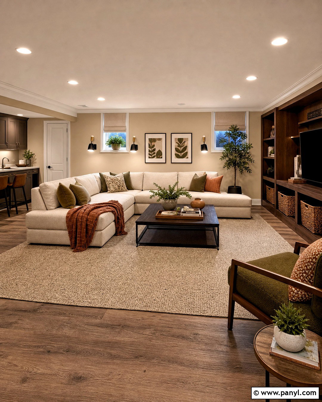 Warm Beige Basement Walls - 20 basement wall colors