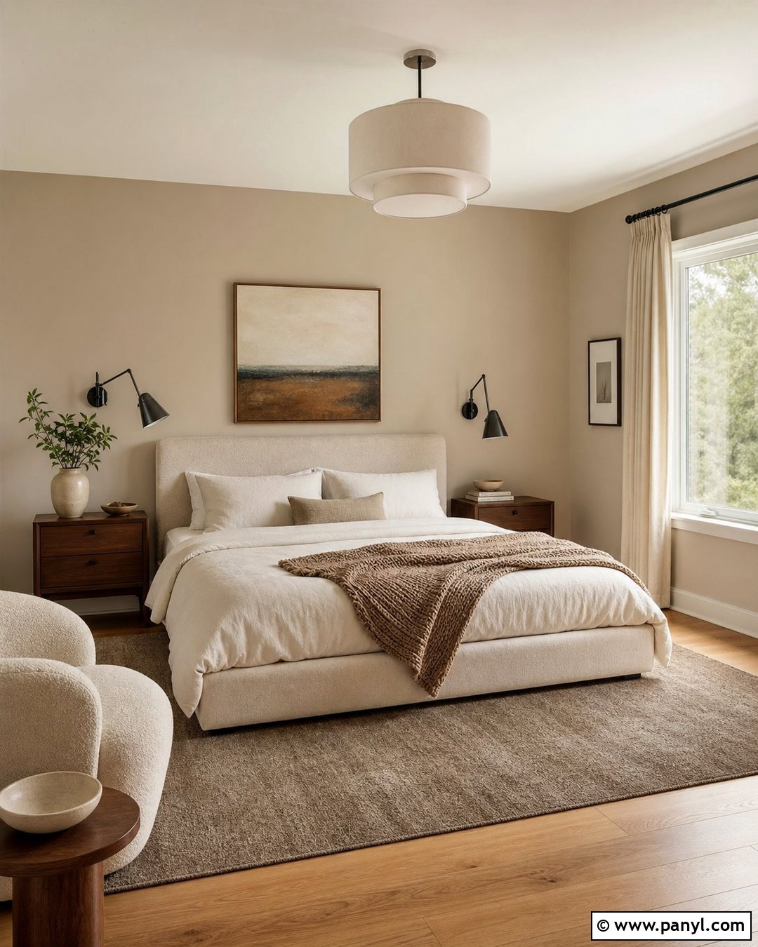 Warm Beige Bedroom Wall Color - 25 Home Interior Wall Colors
