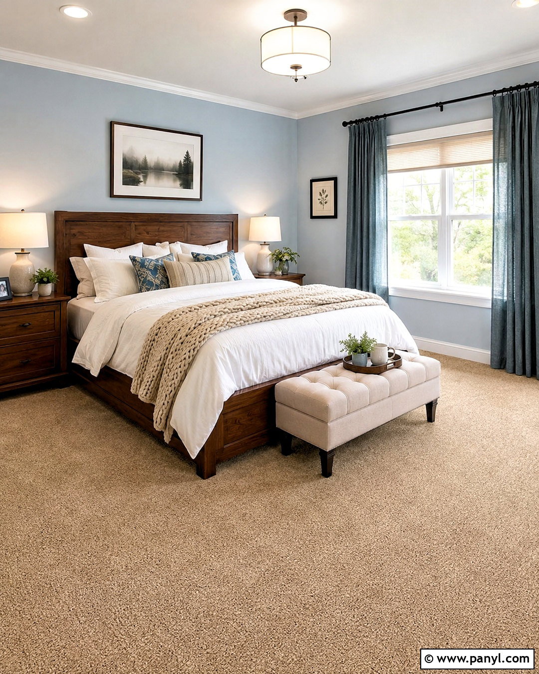 Warm Beige Carpet With Light Blue Walls - 20 What Color Carpet Goes With Light Blue Walls