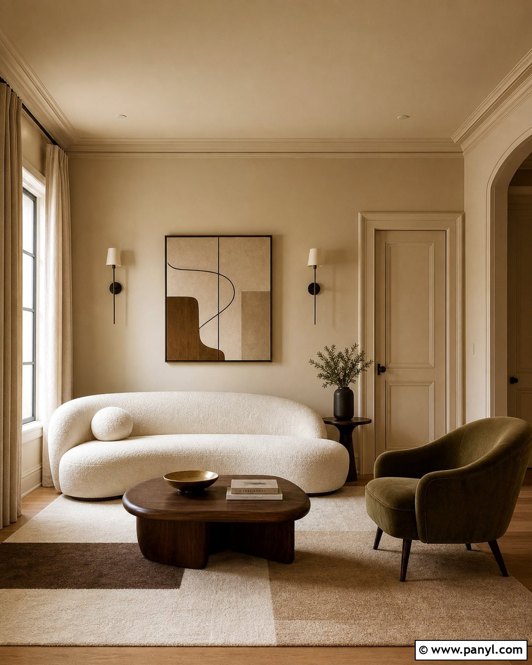 Warm Beige Color Drenched Room - 30 Shades Of Beige Wall Colors