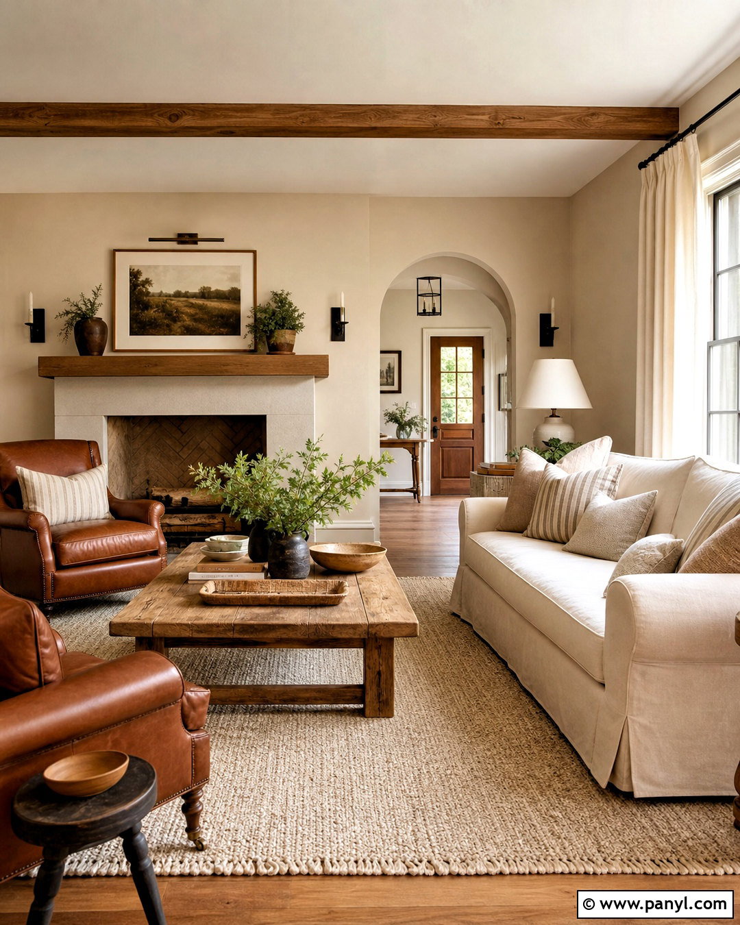 Warm Beige Farmhouse Living Room Paint - 20 farmhouse living room paint colors