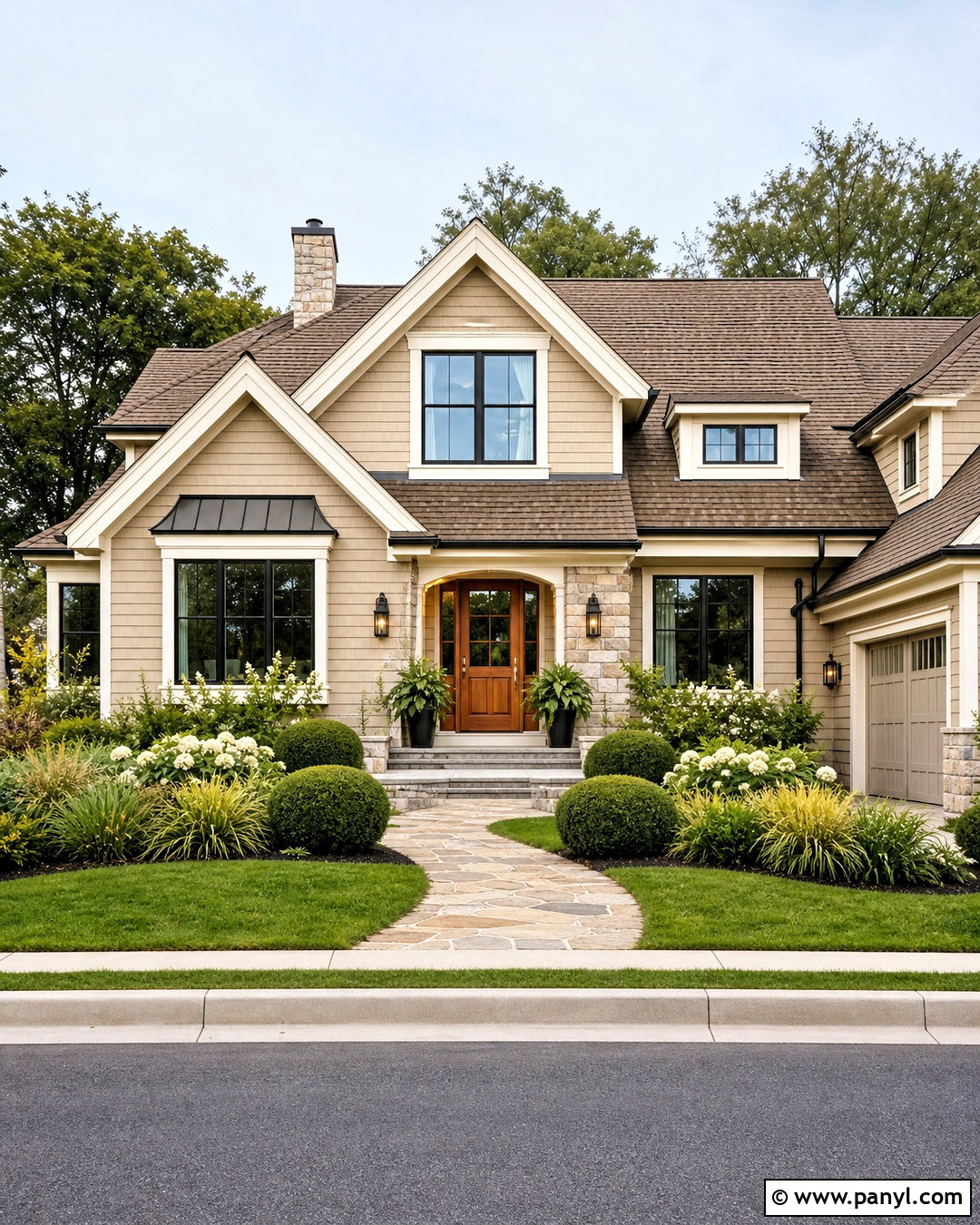 Warm Beige Home Exterior - 20 home exterior ideas