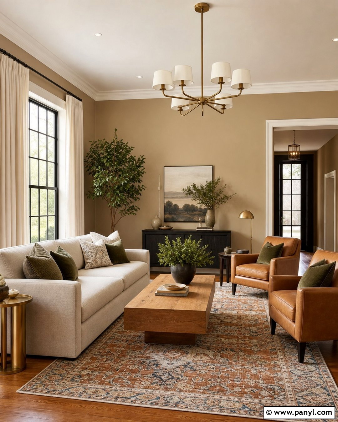 Warm Beige Living Room - 30 beige wall colors for living room ideas
