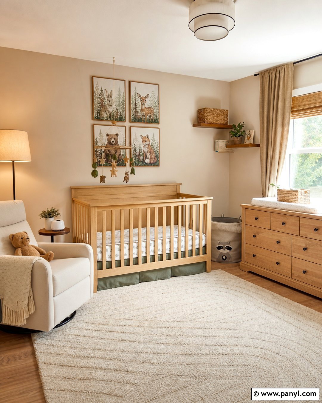 Warm Beige Nursery Walls With Natural Wood - 25 warm beige wall ideas