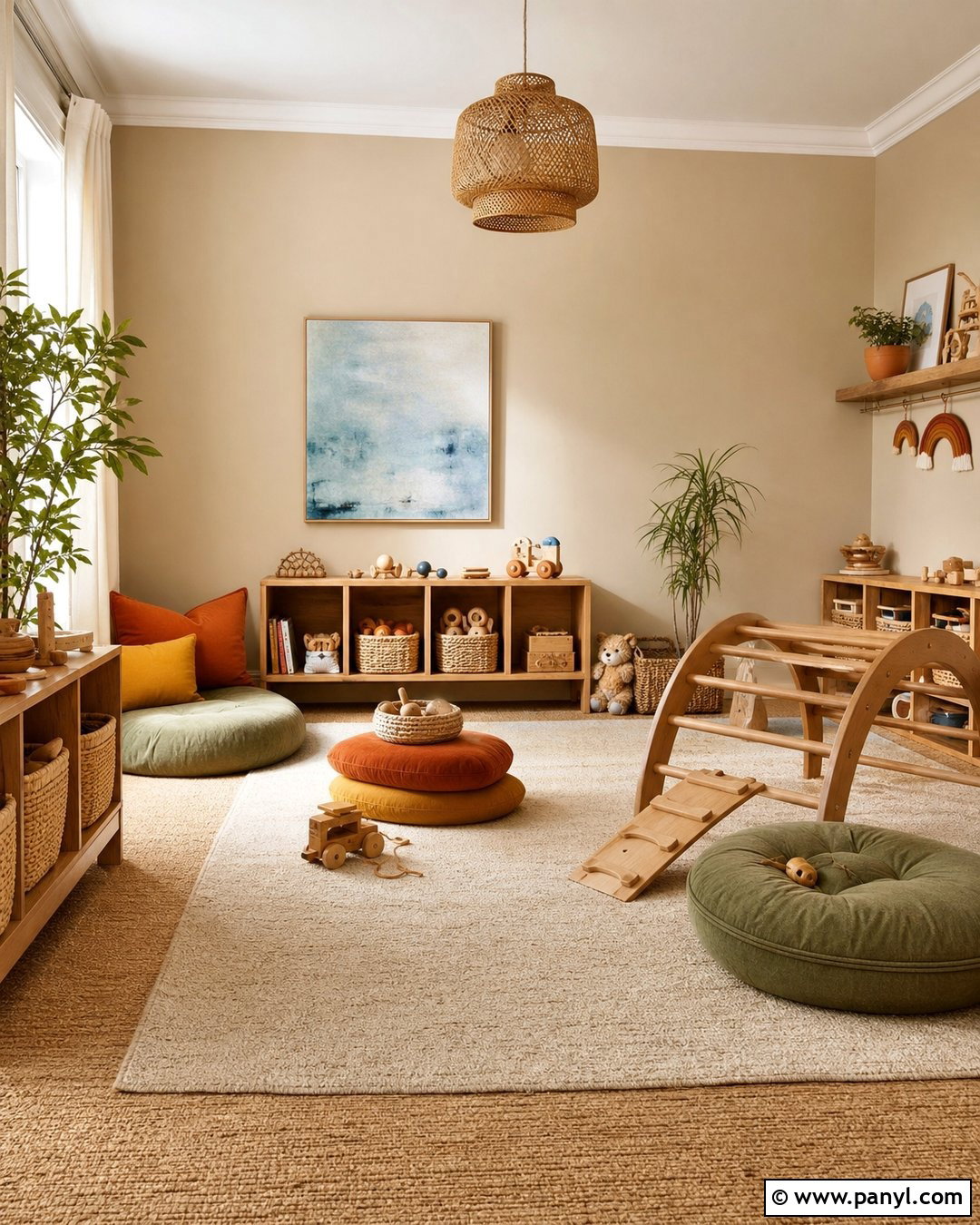 Warm Beige Playroom Wall Color - 35 playroom wall colors