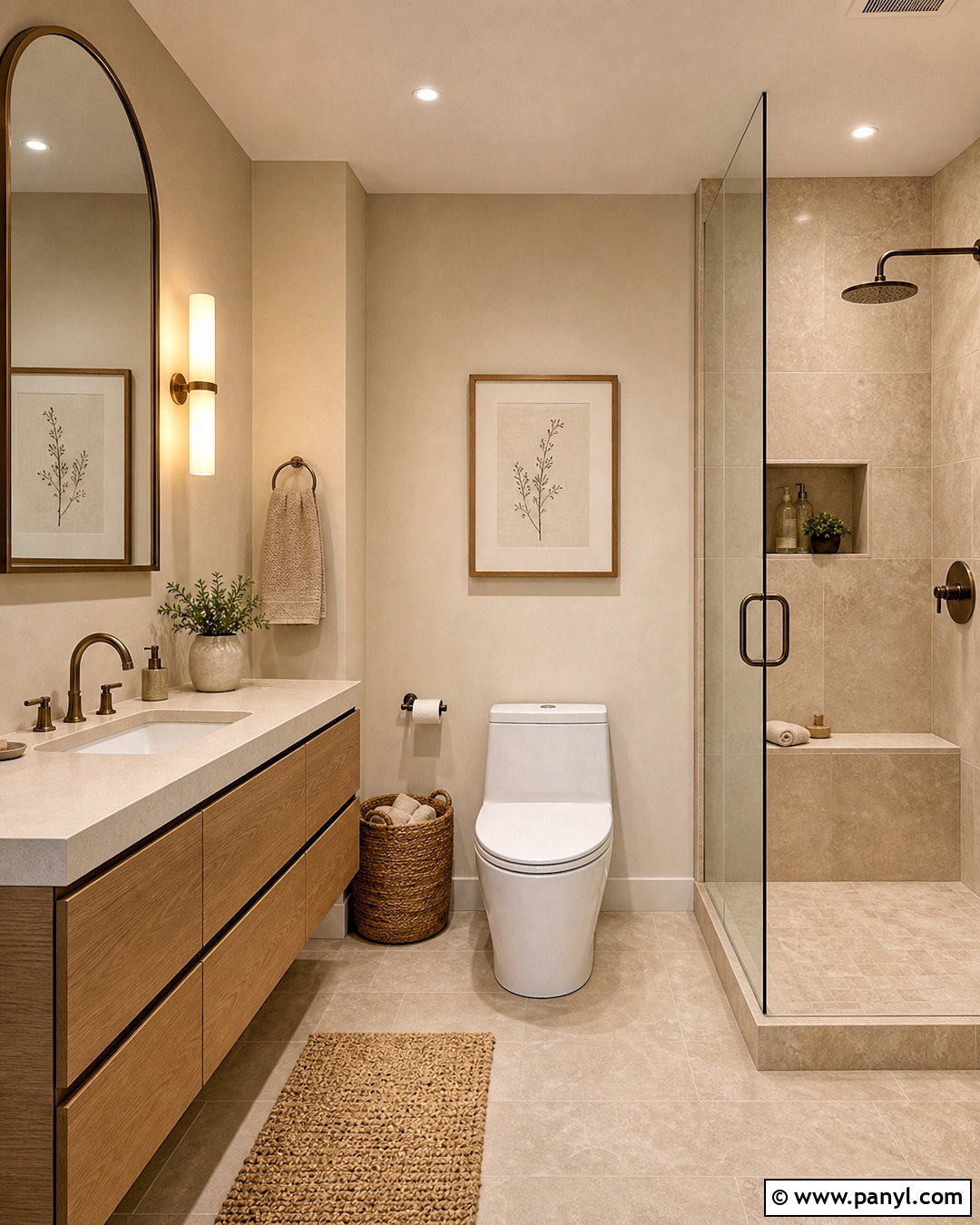Warm Beige Toilet Bathroom - 20 toilet ideas modern ideas