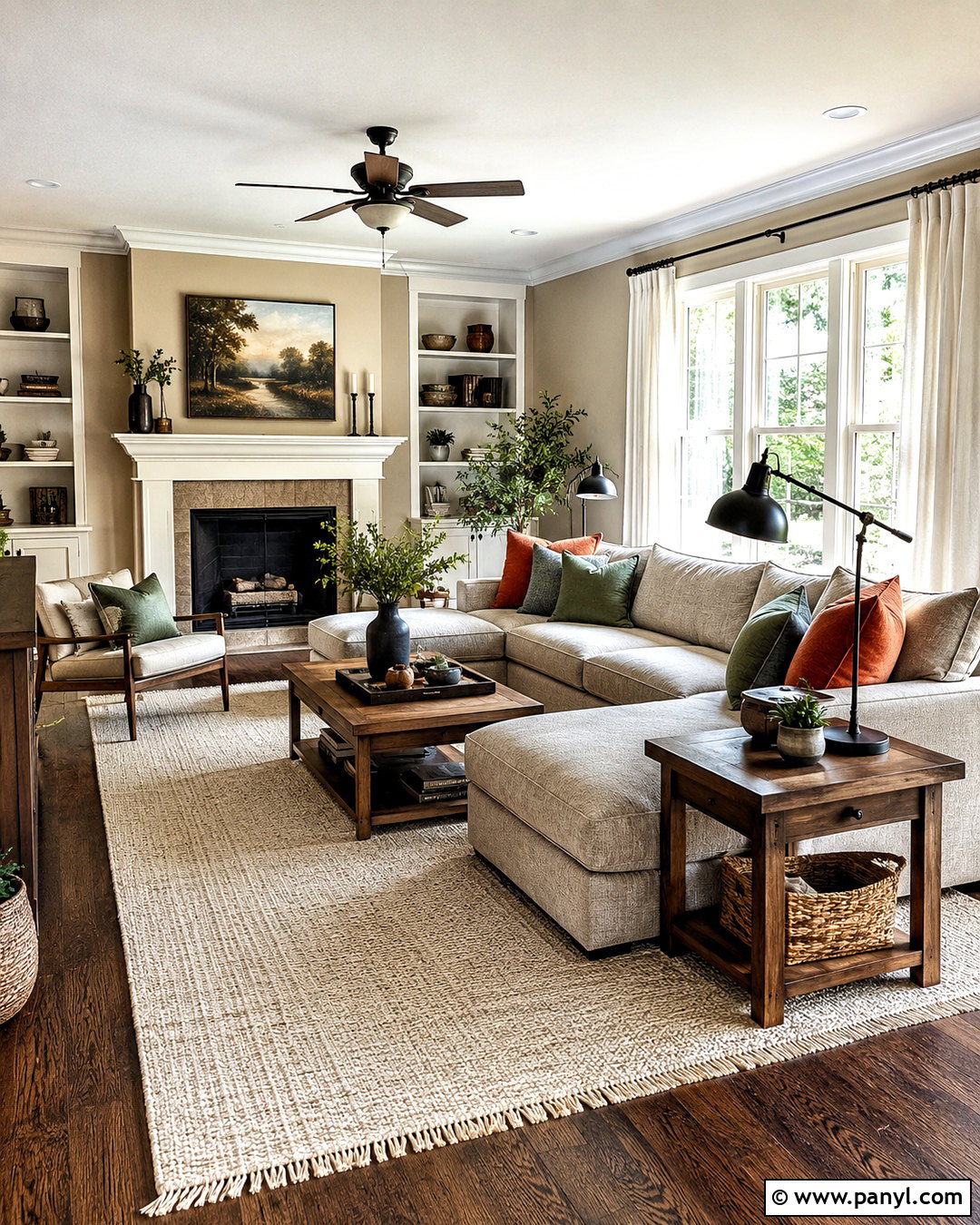 Warm Beige Walls - 20 Wall Colors To Match Dark Wood Floors