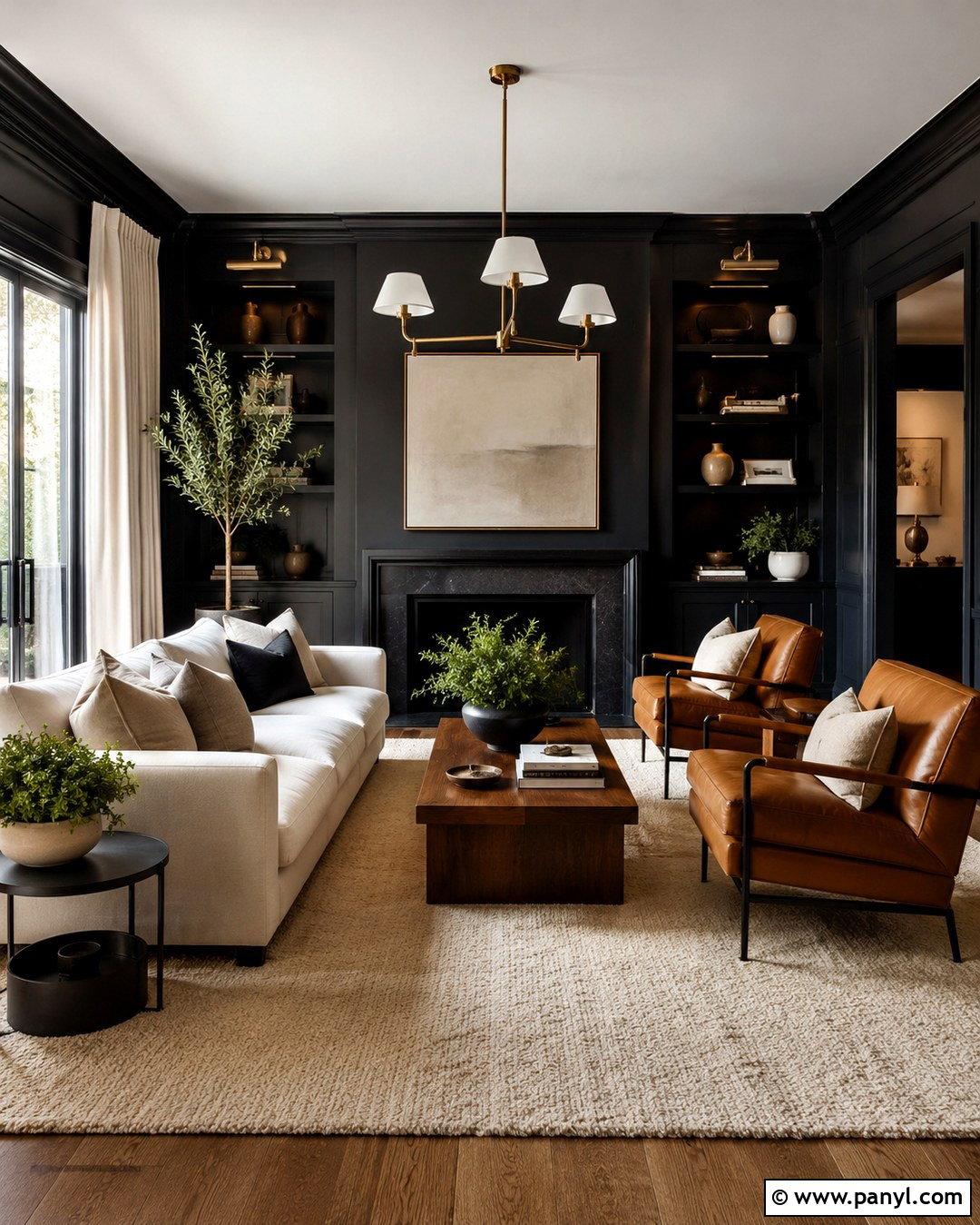 Warm Black Wall Color - 20 Interesting Wall Colors
