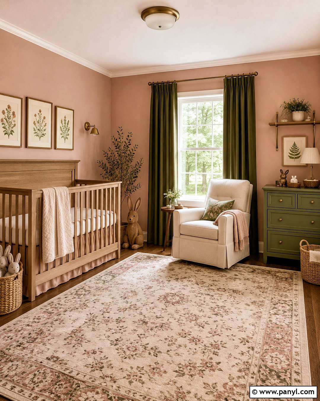 Warm Blush Nursery Walls - 20 Woodland Nursery Wall Color Ideas