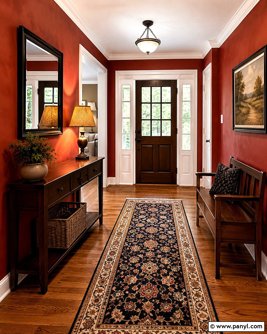 Warm Brick Red Wall Color - 35 warm wall colors