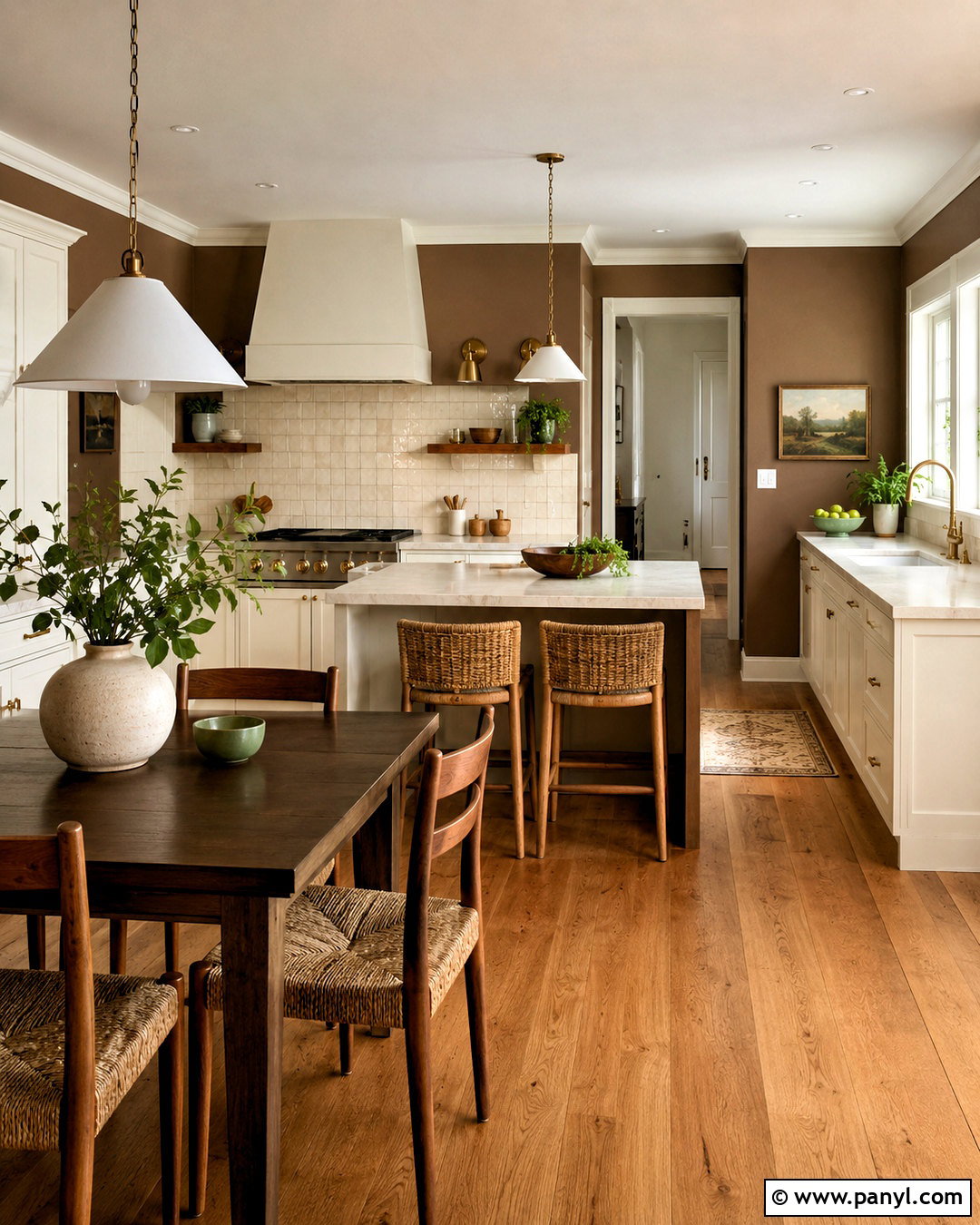 Warm Brown Kitchen Walls - 40 brown wall paint ideas