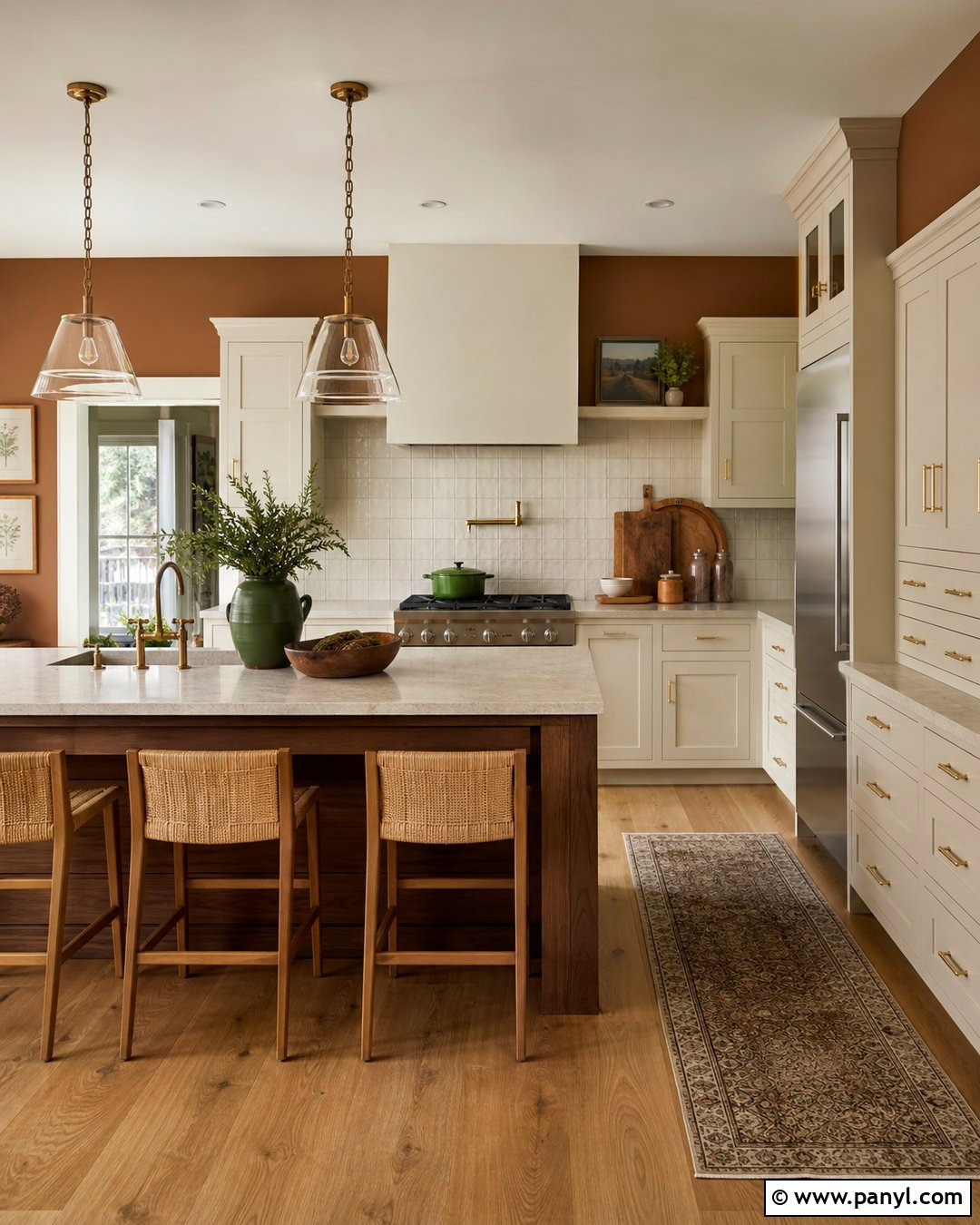 Warm Brown Kitchen Walls - 30 brown painted walls