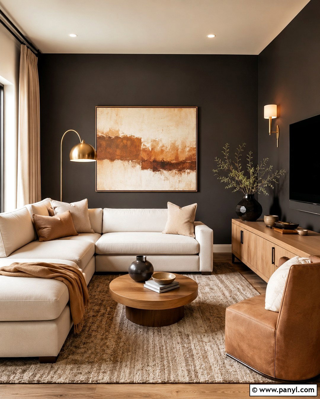 Warm Charcoal Accent Wall - 20 Accent Wall Colors 2027