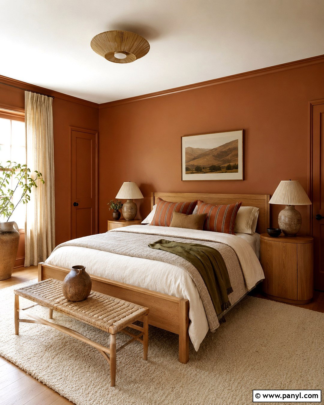 Warm Clay Bedroom Walls - 20 Modern Wall Colors Bedroom Ideas