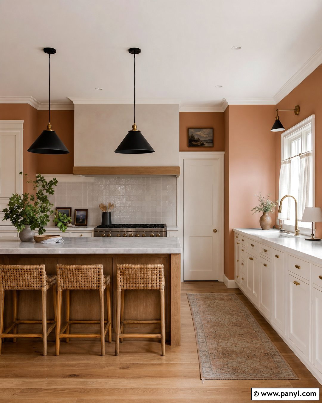 Warm Clay Kitchen Walls - 25 Room Wall Paint Colors