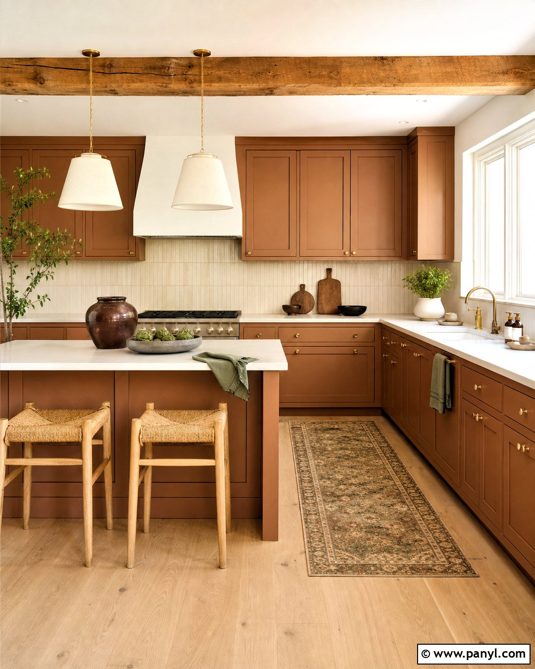 Warm Clay Kitchen - 20 warm kitchen colors