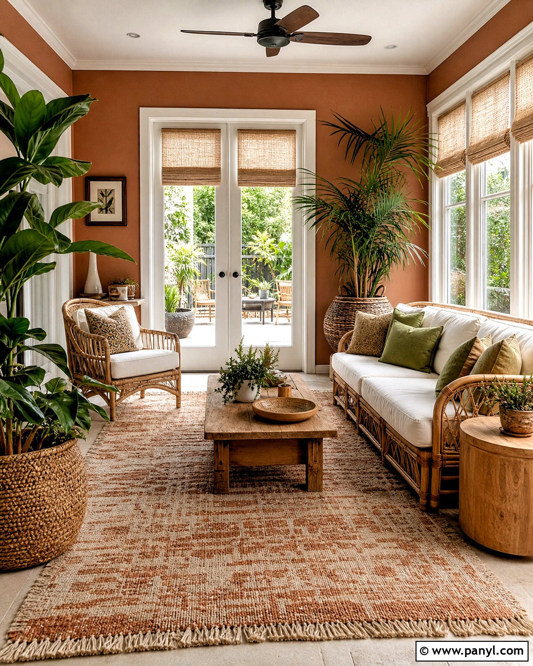 Warm Clay Sunroom Paint Colors - 20 inside house paint colors