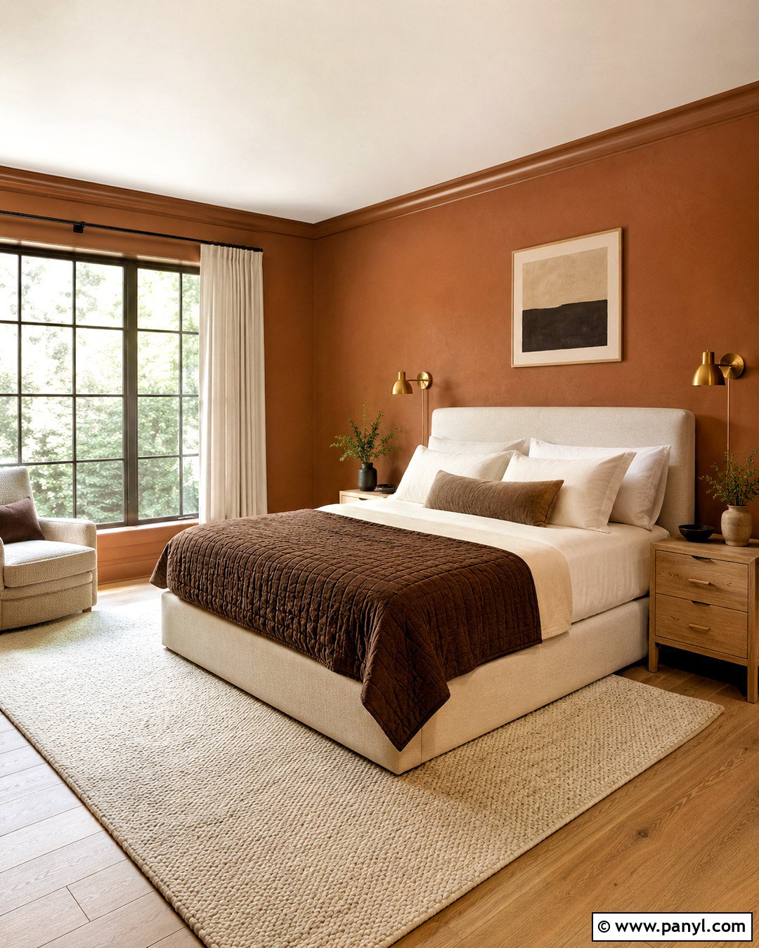 Warm Clay Wall Color - 35 warm wall colors