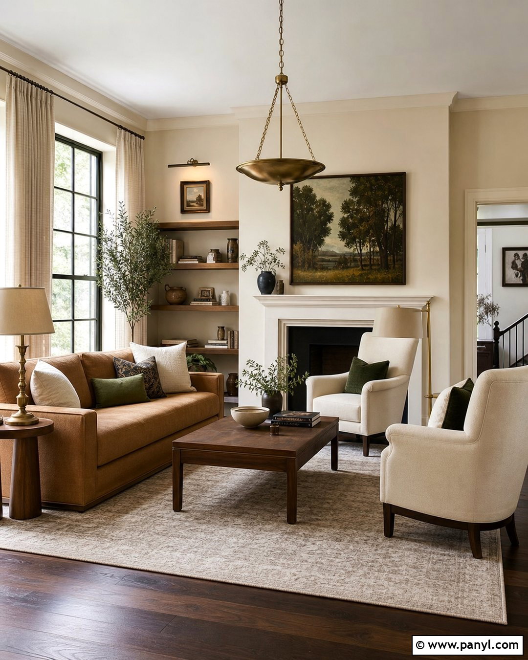 Warm Cream Walls With Dark Wood Floors - 25 Warm Cream Walls