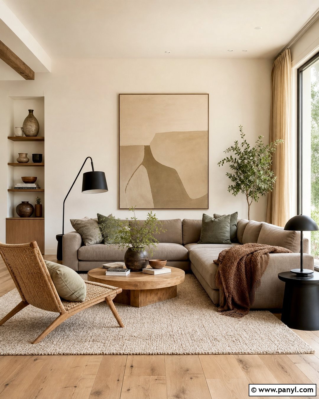 Warm Cream Walls With Light Wood Floors - 25 Warm Cream Walls