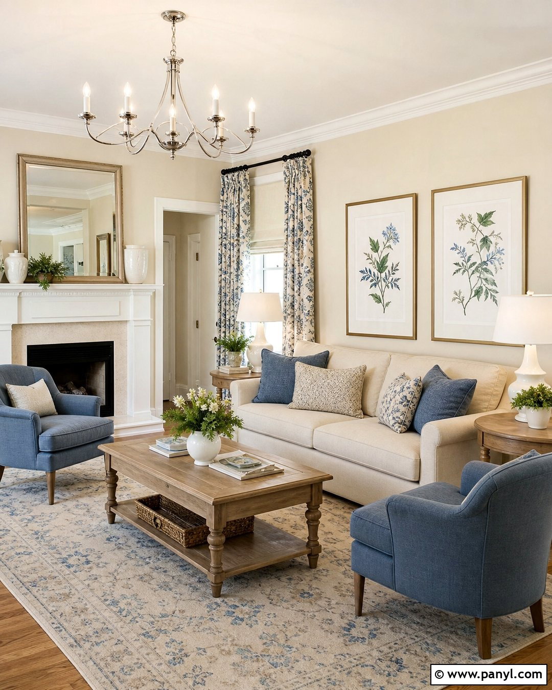 Warm Cream Walls With White Trim - 25 Warm Cream Walls
