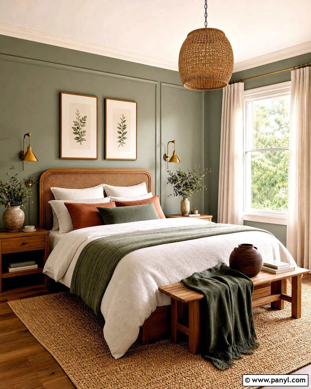 Warm Eucalyptus Bedroom Paint Color - 20 room paint colors bedroom ideas