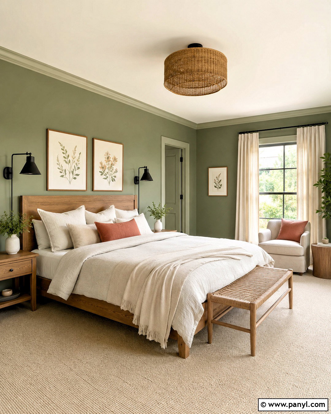 Warm Eucalyptus Green Paint - 20 new paint trends