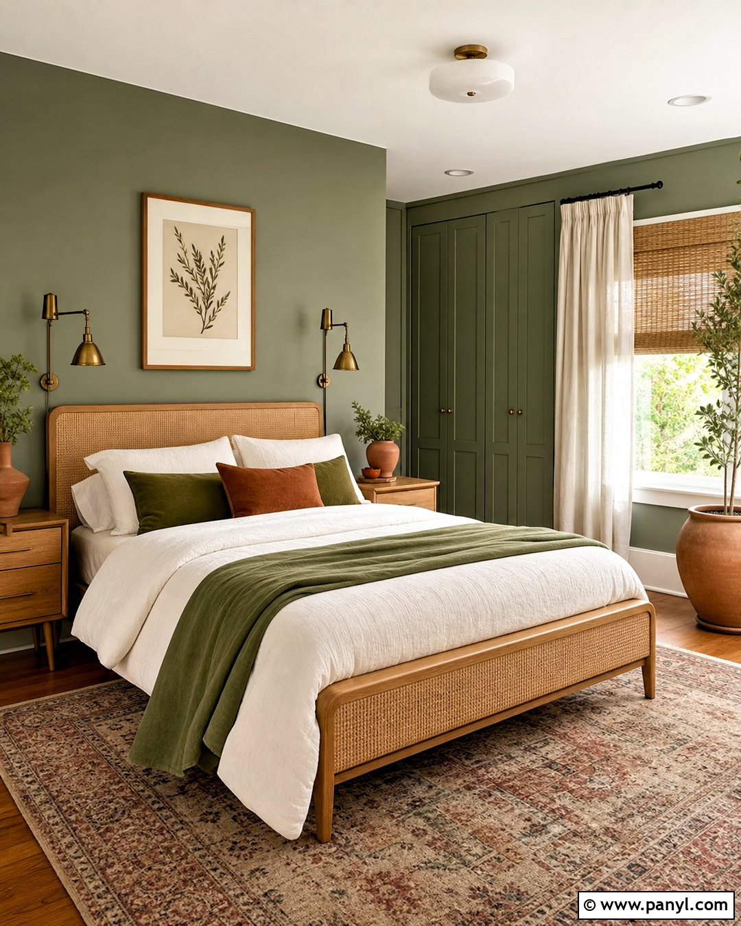 Warm Eucalyptus Small Bedroom - 20 small bedroom wall colors
