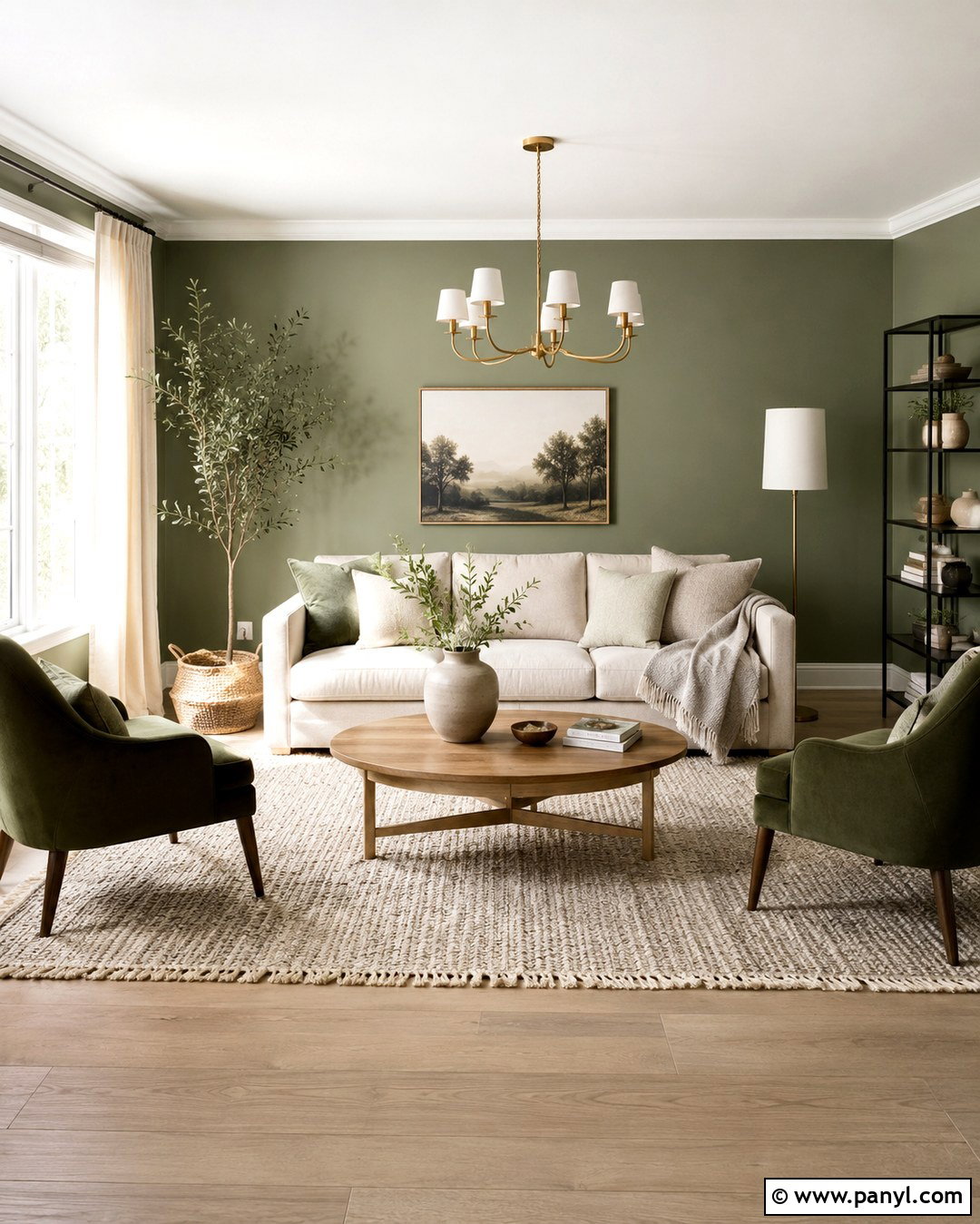 Warm Eucalyptus Wall Color - 20 New Wall Colors