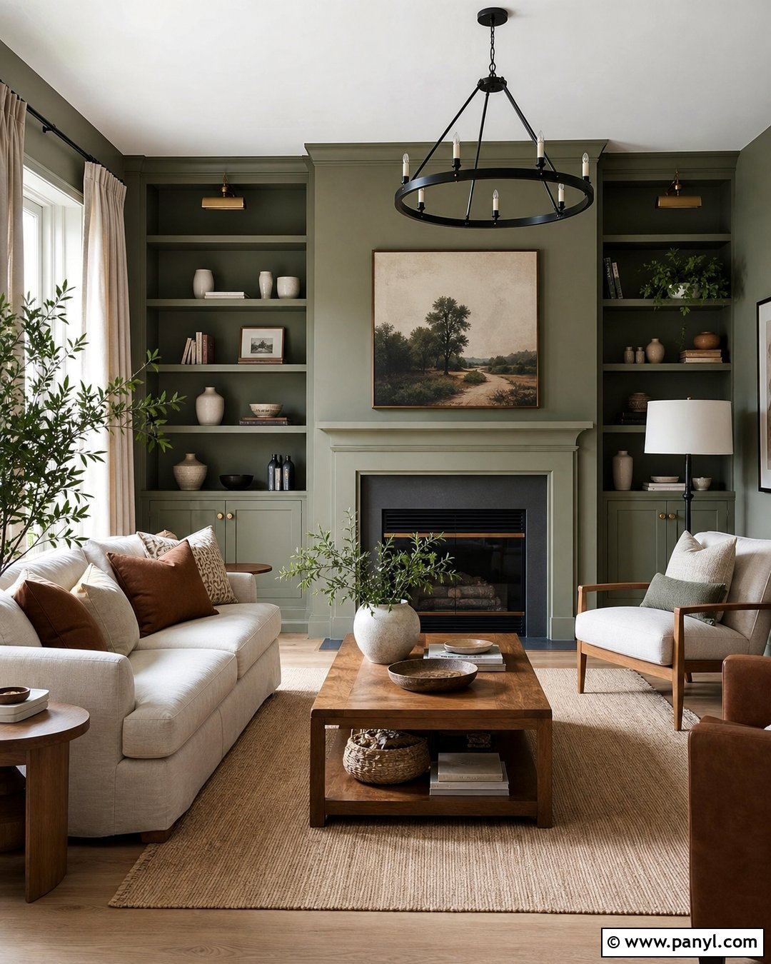 Warm Eucalyptus Wall Color - 35 home wall color ideas