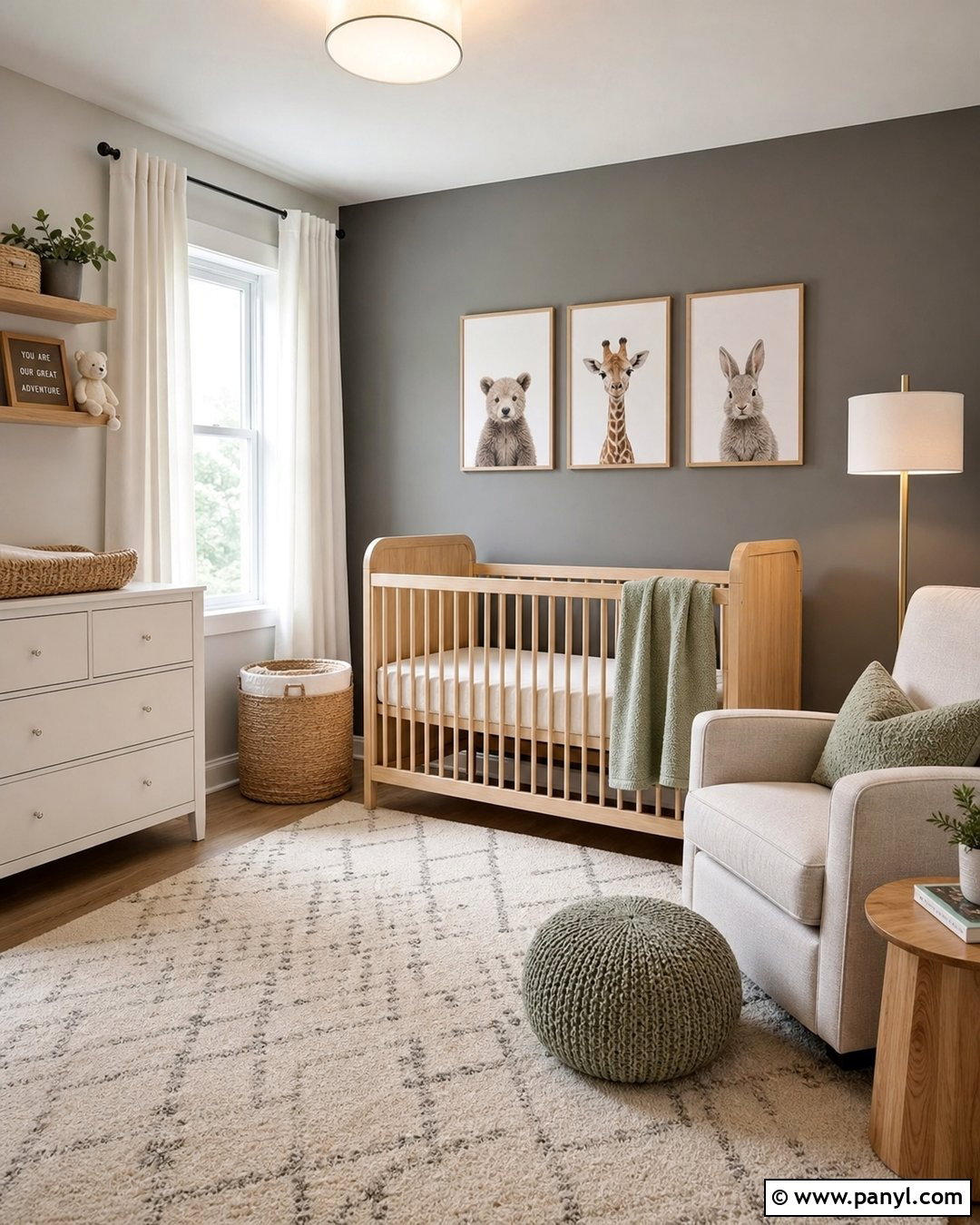 Warm Gray Accent Wall Nursery - 20 Empty Room With Gray Accent Wall Ideas