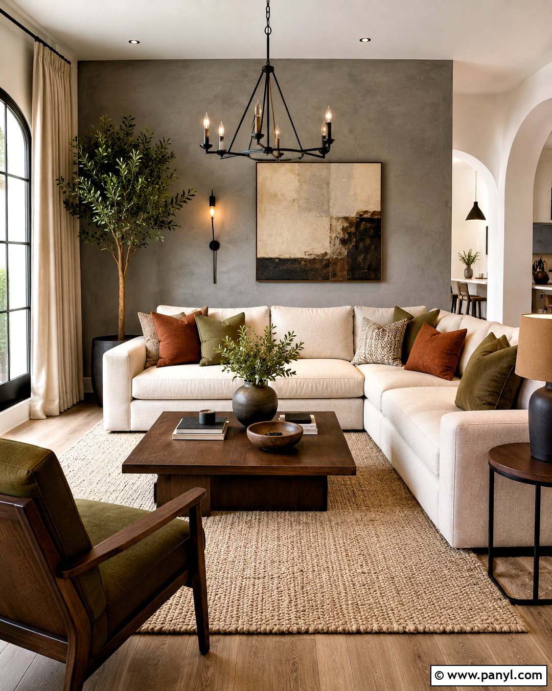 Warm Gray Concrete Wall - 20 concrete wall paint ideas