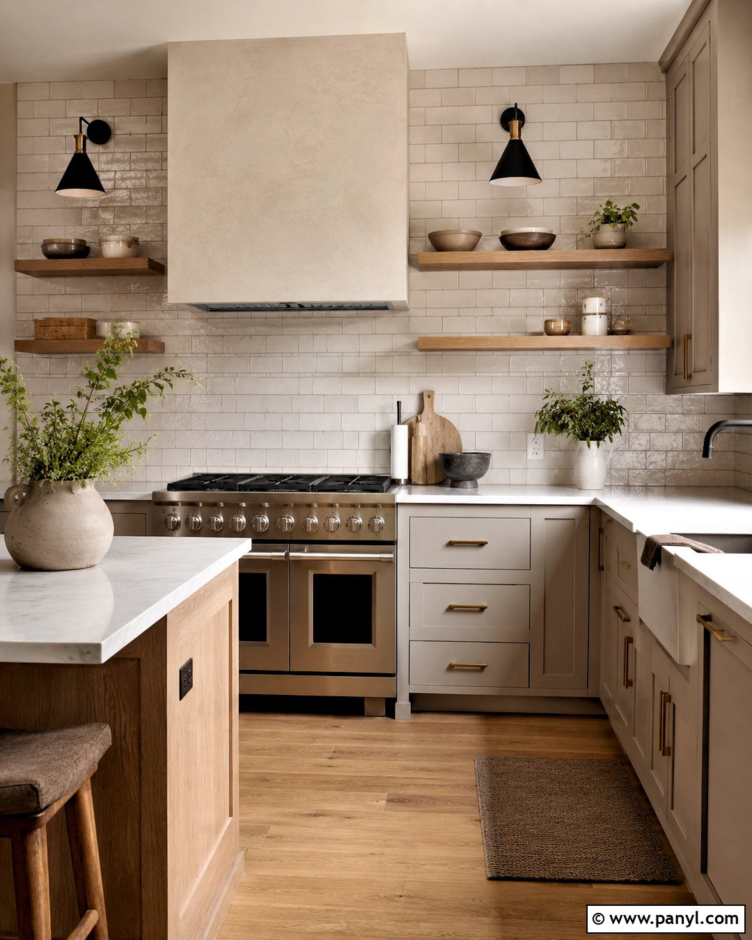 Warm Gray Grout Kitchen Backsplash - 20 Warm Gray Grout Color Ideas